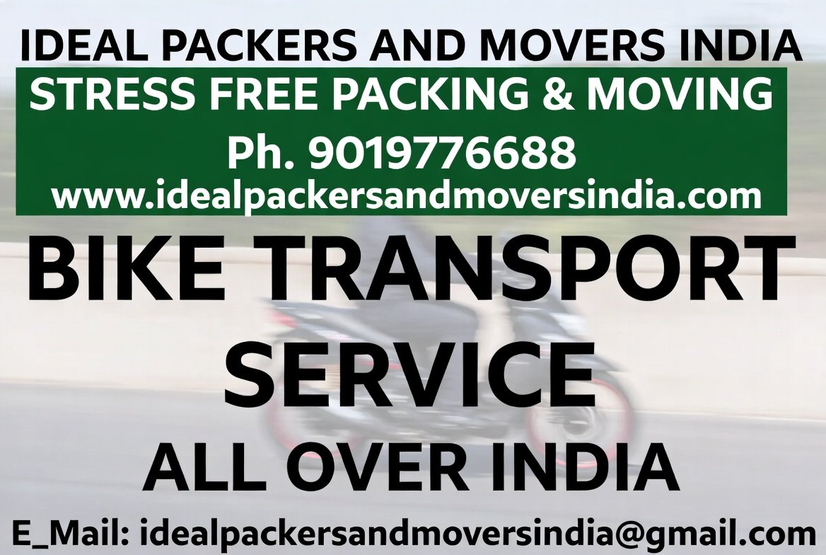 Stress-Free: Professional Bike Transport Service in Bangalore by Trusted Bike Parcel Services